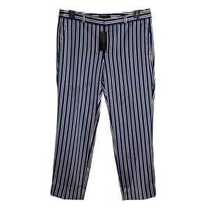 Banana Republic Avery Striped Ankle Pants NWT Size 10